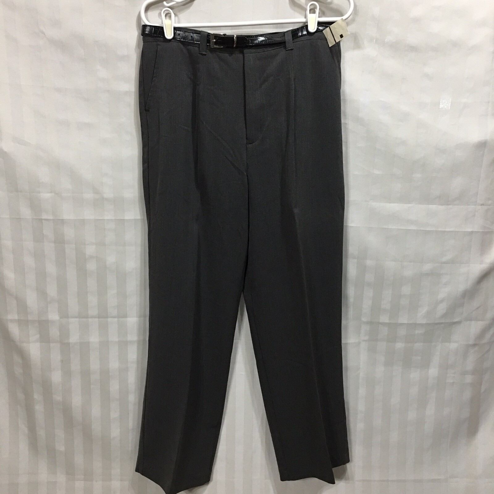 Strag Strich White Stag Stretch Dress Pants NWT 14 Gray Office Career Work Soft | eBay