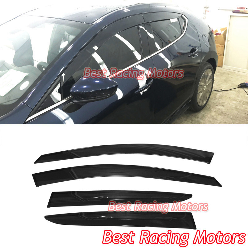For 2019-2026 Mazda 3 5dr Hatchback JDM Style Side Window Visors
