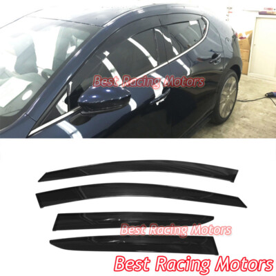 For 2019-2025 Mazda 3 5dr Hatchback JDM Style Side Window Visors