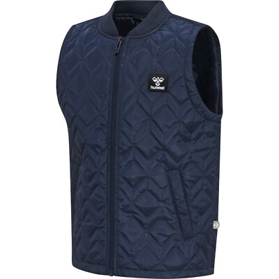 HUMMEL HML KULE Thermo Vest Thermoweste Weste 215086 blau Gr. 110 NEU SALE %%