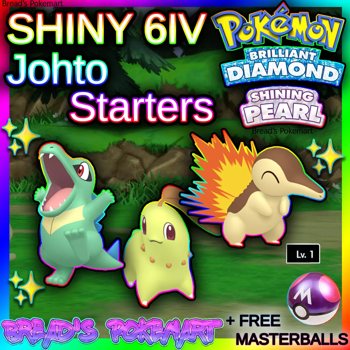 How to catch Chikorita, Totodile, and Cyndaquil in Pokemon Brilliant Diamond  and Shining Pearl