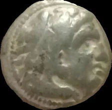 Philip III 323-317 BC. Silver Drachm . Macedonian Kingdom. Ancient Greek 
