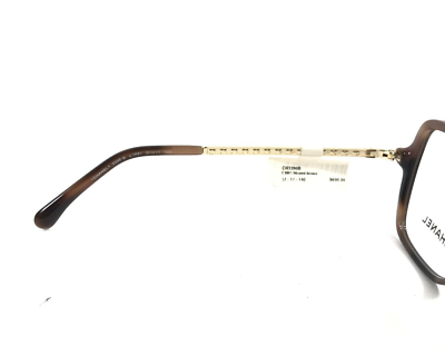 Chanel Eyeglasses Frame 3396-B c.1661 Tortoise Gold Butterfly  