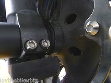 Suzuki GSX1300R Hayabusa 2021-2023 Fourche Avant Pincée Boulons Set - 4 Titane