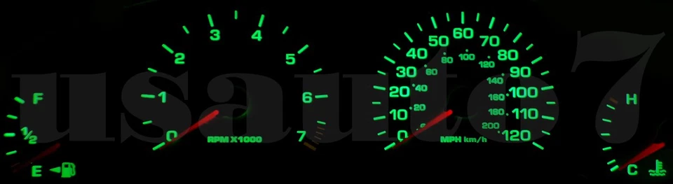 Dash Cluster Gauges Green LED LIGHT BULBS KIT Fit 98-04 Dodge Intrepid 2nd Gen - Image 2 of 4