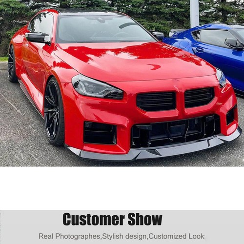For BMW G87 M2 Coupe 2023-25 Real Carbon Fiber Front Bumper Splitter Lip Spoiler - Bild 2 von 15