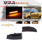Smoke LED Dynamic Turn Signal Side Mirror Light For 2019-2023 Ford Ranger Lariat