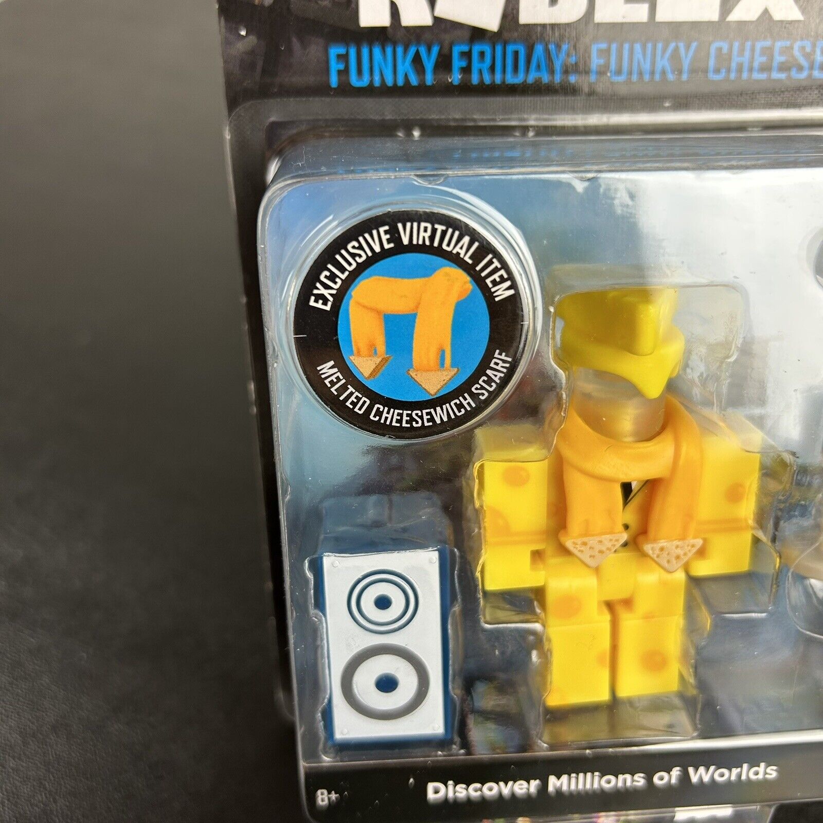 ROBLOX FUNKY FRIDAY FUNKY CHEESE Figurine Video Game Virtual Item Code  BRAND NEW