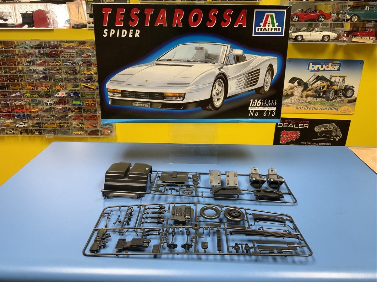 自動車 ITALERI TESTAROSSA SPIDER 1:16 ITALERI TESTAROSSA. SPIDER 1:16 SCALE PRE-OWNED No.613 | eBay