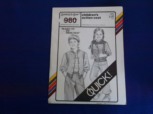 CHILDREN Stretch & Sew Patterns ~ All are Chest Size 21-31 * ~ * ~ *Listing 2131 - Picture 36 of 55