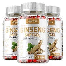 Panax Ginseng 2000mg - High Strength Ginsenosides, Increased Energy & Endurance