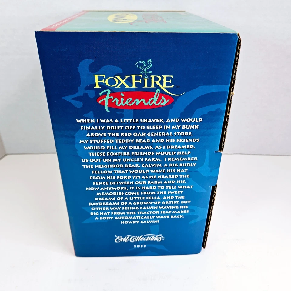 Foxfire Friends Howdy #B3 Ford 771 Tractor w/ Bear Die Cast Metal & Porcelain - Image 2 of 4