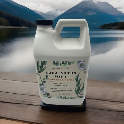HOME & BODY COMPANY EUCALYPTUS MINT Hydrating Hand Soap Refill 64 fl oz
