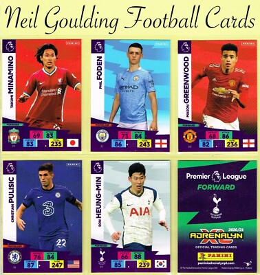 Panini Premier League 2020-2021   ADRENALYN XL   Fußballkarten #10 bis 99