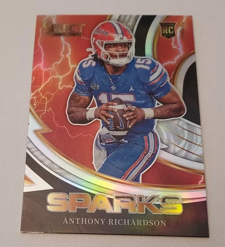 ANTHONY RICHARDSON 2023 Select Draft Picks SILVER SPARKS Insert Rookie RC Colts