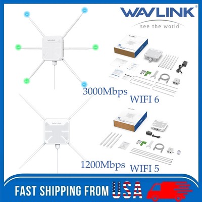 AX3000 AC1200 WiFi Router Outdoor WiFi Mesh Extender Access Point Long Range NEW