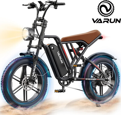 Electric Bike 20'' Peak 750W up to 65+miles Fat Tire E-Bike For