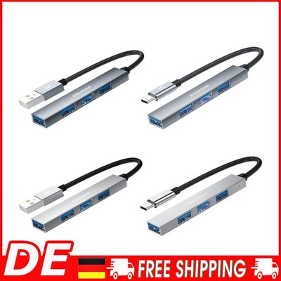 ESSAGER 4-in-1-Dockingstation, USB2.0-Hub, 480 Mbit/s-Splitter-Adapter, Plug-and