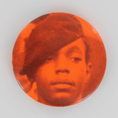 Bobby Hutton Funeral Button 1968 Black Panther Party Marlon Brando Civil Rights