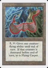 MTG Magic the Gathering Flying Carpet (248/306) Revised Edition LP