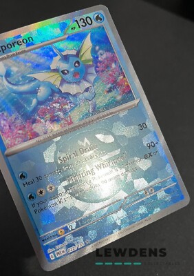 Vaporeon MASTER BALL Reverse Holo - 022/131 - Prismatic Evolutions