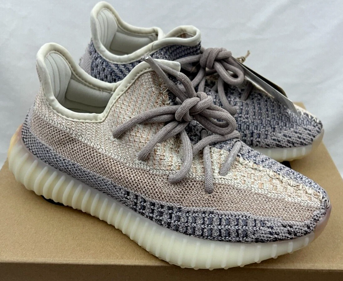adidas Yeezy Boost 350 V2 Ash Pearl Kanye West Shoes GY7658 Men's Size 4