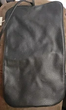 Jewerly Roll Travel Case Organizer Pouch Faux Leather Lots Of Storage Tie Close 