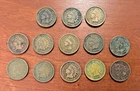 Lot of 13 Indian Head pennies  mix 1890 and forward - common dates- set 2