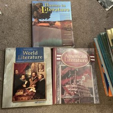 Abeka A Beka Literature Lot Themes Of Literature American World Books