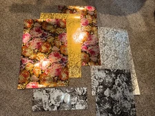 Mixed Lot of Premium Heat Transfer Vinyl Floral Designs