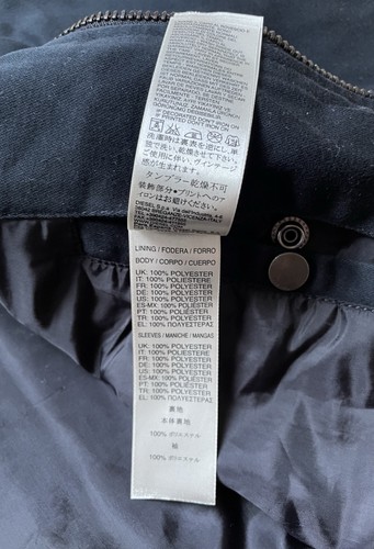 Metal Logo Diesel Black Moto Multi Pocket Jacket XL Cotton Nylon Contrast Panels - Picture 18 of 19