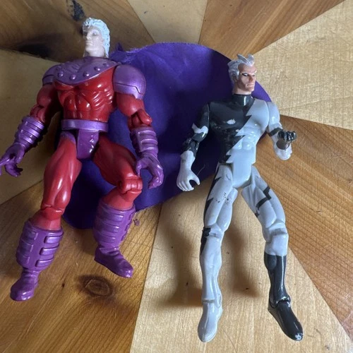 X-Men Father & Son Magneto /Quicksilver Vintage 5” Action Figures Tote1