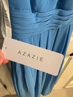 Azazie Girl’s Junior Bridesmaid Formal Dress, Bibiane Blue Jay, Size J8 8 — photo 3
