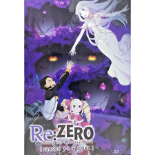 DVD Anime Re: Zero Starting Life In Another World Season 1+2 + 2 OVA English Dub