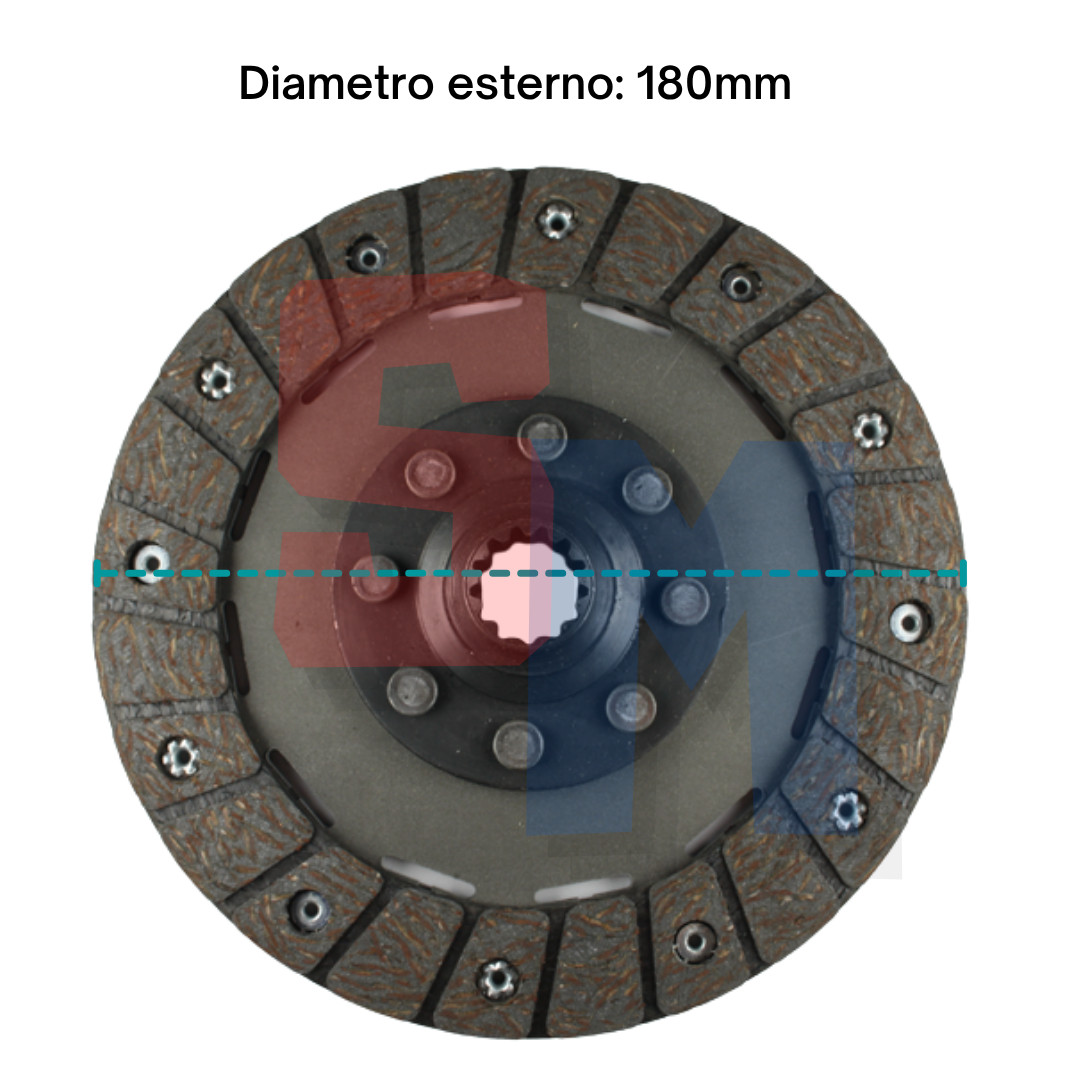 Frizione Bertolini 320 330 | Disco Rigido 180mm 13 Denti Z13