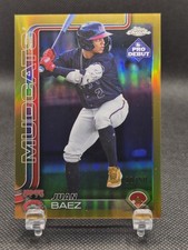 2025 Topps Pro Debut Juan Baez #PDC-91 Chrome Gold /50 Brewers 