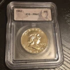ICG 1962 Franklin Half Dollar 50C Proof PR67 Silver 0.9 Cert 1196421834