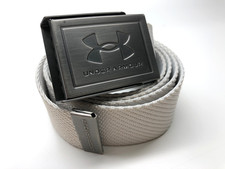 Under Armour Webbed Golf Belt White Mens One Size Up To 42"
