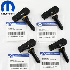 4pcs Genuine Tire Pressure Sensor TPMS OEM 56029398AB Dodge Chrysler Jeep RAM