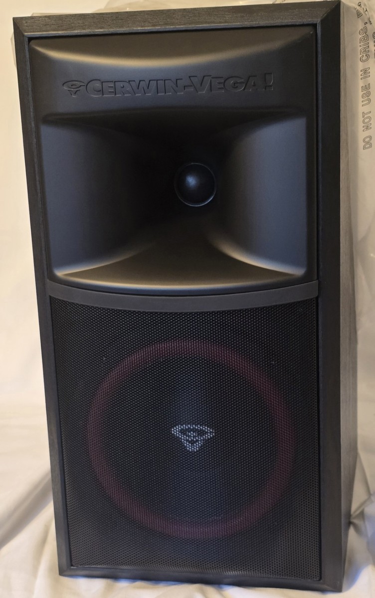 Speaker/Cerwin Vega Home Audio XLS-6 Bookshelf Speakers Black New