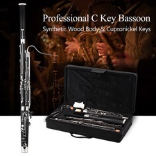 Professional C Key Bassoon Woodwind Instrument Synthetic Wood Body Cupronickel K