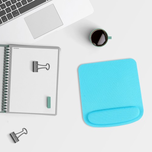 1pc Memory Cotton Mouse Pad Computer Table Cushion Wrist Rest Support Mouse Pad - 第 5/12 張圖片