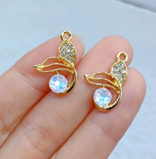 Lot ocean charm Pendant DIY bracelet Necklace earring Jewelry Making