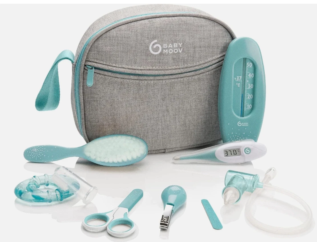Baby Grooming Kit, Baby Nail Kit, Baby Kit, Baby Essentials for Newborn, Grey/B
Opens in a new windo
