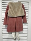 NEW Baby Toddler Girls Tommy Bahamas Kids Warm Winter Dark Pink Sweater Dress — photo 8