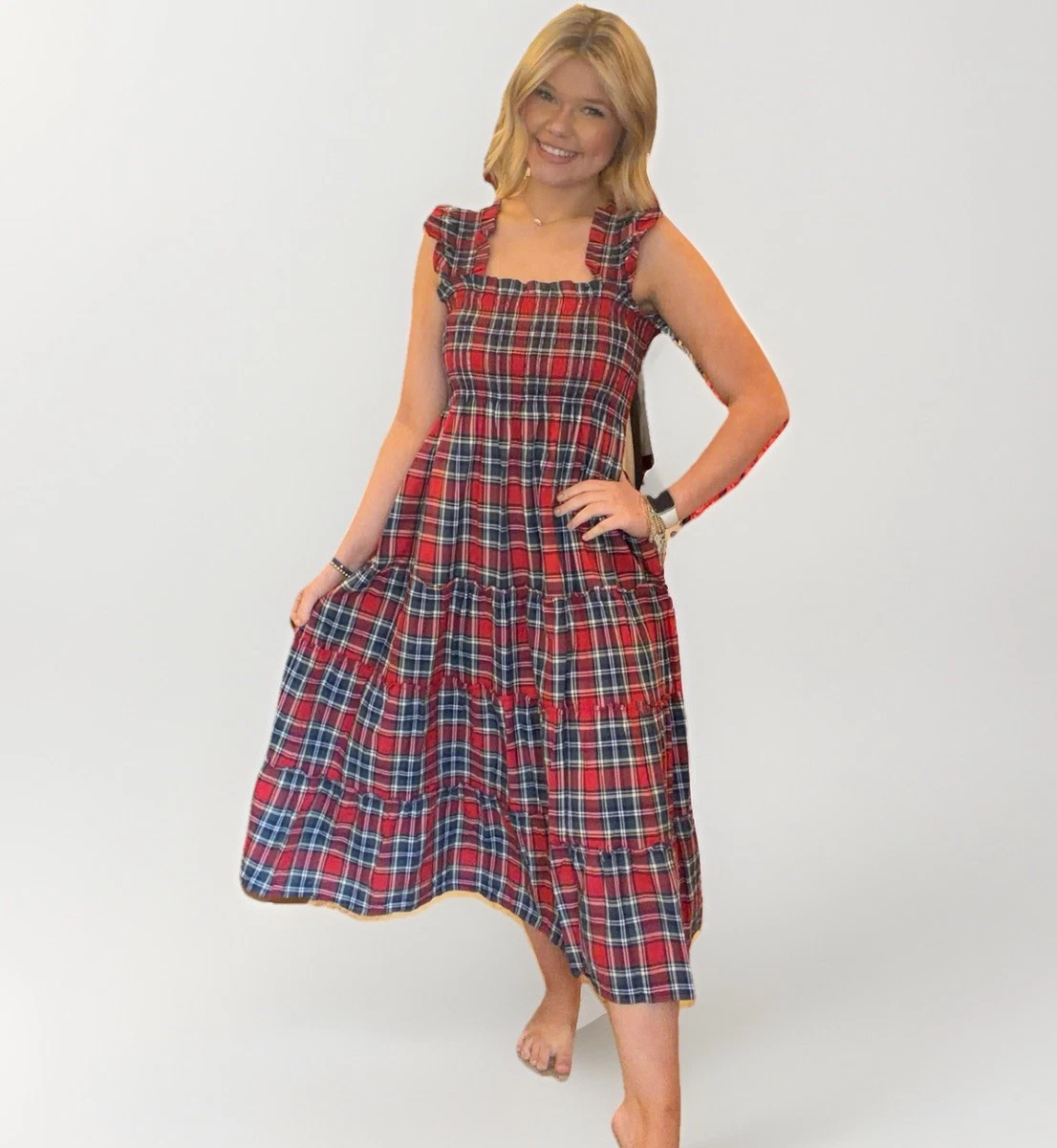 Plaid Red Dresses for Women for sale | eBay