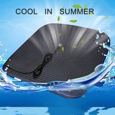 Usb Car Cooling Seat Cushion Cover Pad Cool Breathable Chair Fan Office Travel Usb Car Cooling Seat Cushion Cover Pad Cool Breathable Chair Fan Office Travel