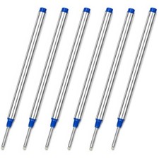 Rollerball Pen Refill For Mont Blanc 113x6mm 0.5 Tip Fits 105159/107878 6PCS