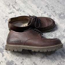 Men’s Birkenstock Timmins Natural Leather Brown Lace Up Shoes Size 42 UK 8 