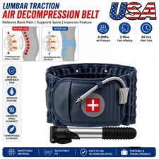 Decompression Belt Back Brace Lumbar Spinal Support Extender Belt Air Traction A